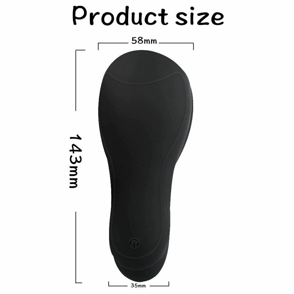 Silicone Male Vibrator Oral Sex Masturbation Glans Sensitivity Exercise Men