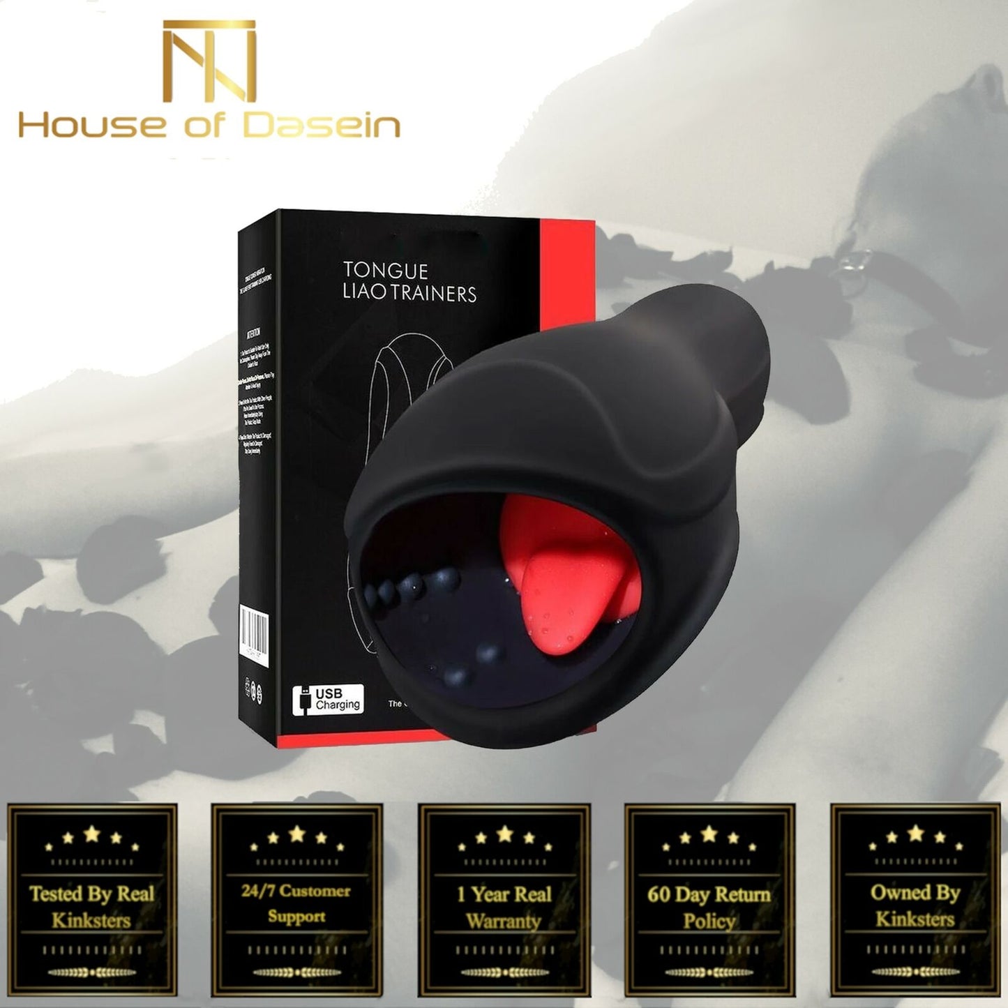 Silicone Male Vibrator Oral Sex Masturbation Glans Sensitivity Exercise Men