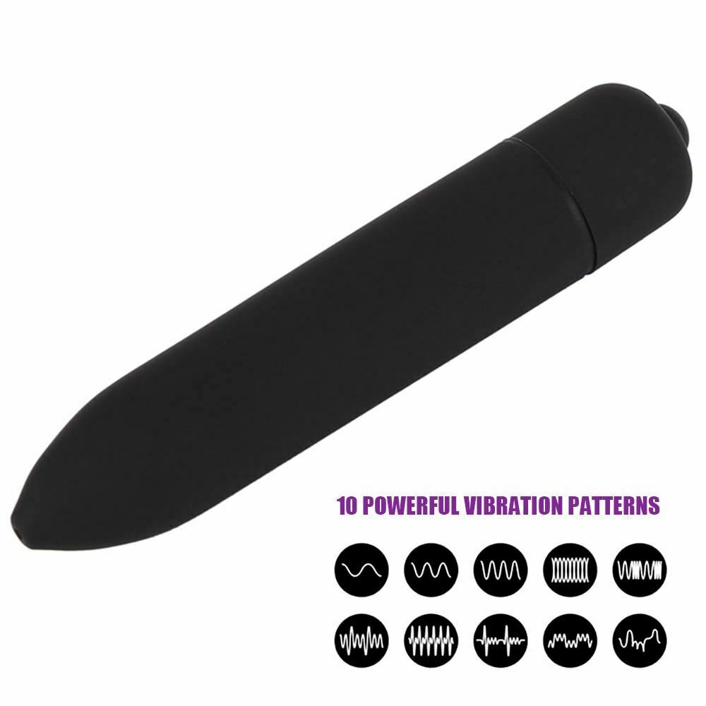 Powerful Frequency Black Mini Vibrator Clitoris G Spot Stimulator