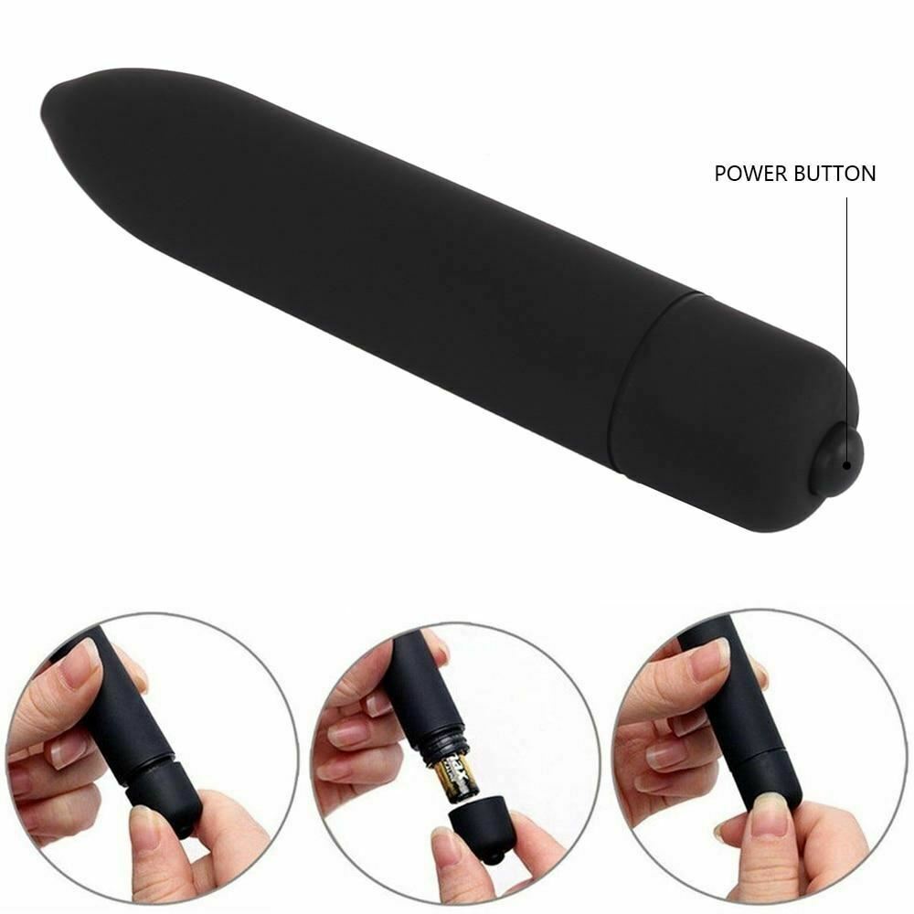 Powerful Frequency Black Mini Vibrator Clitoris G Spot Stimulator