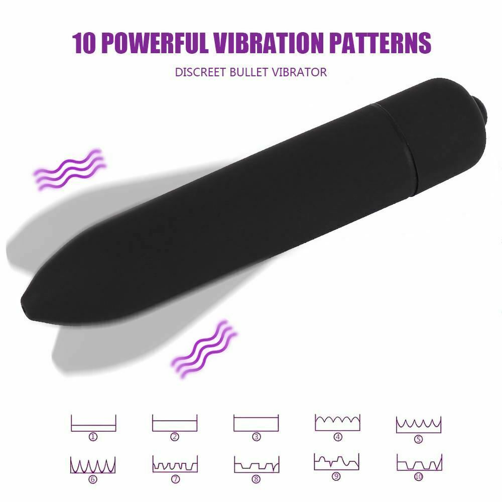 Powerful Frequency Black Mini Vibrator Clitoris G Spot Stimulator