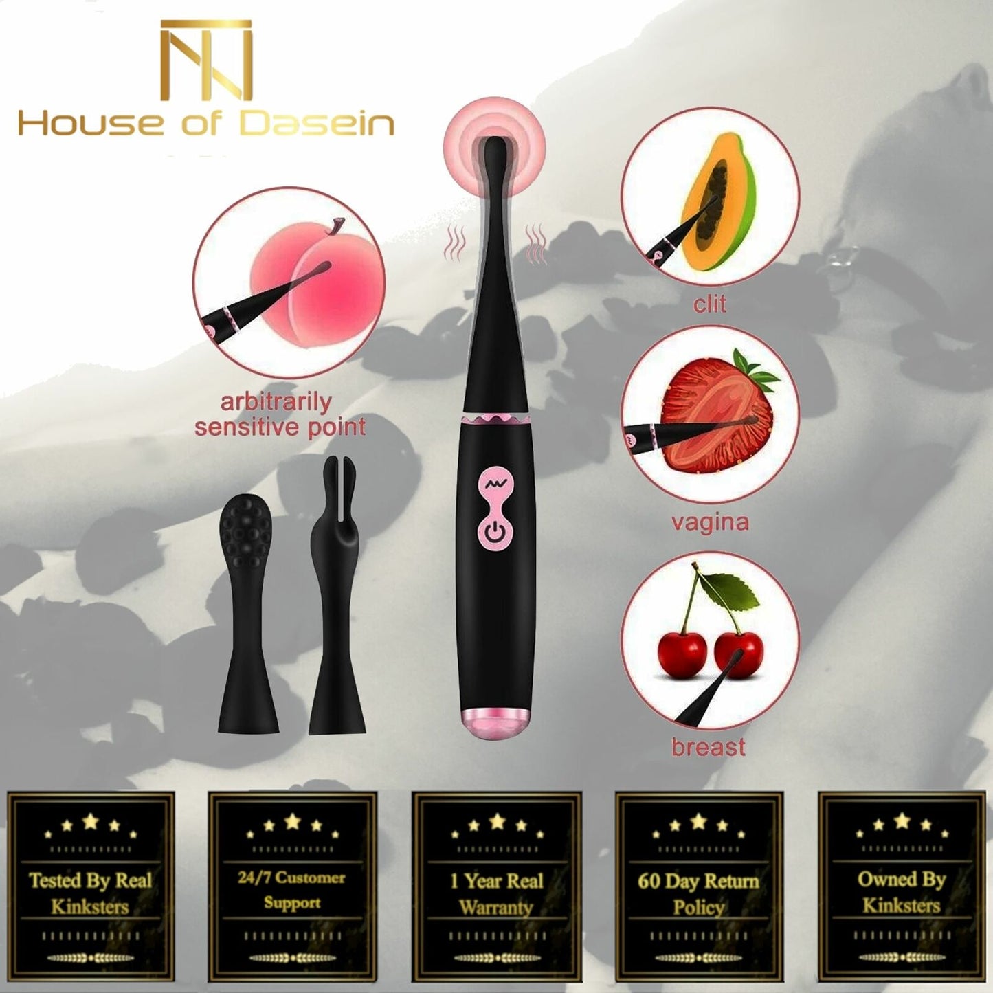 Ultrasonic G Spot Vibrator Clitoral Orgasm Masturbation Women