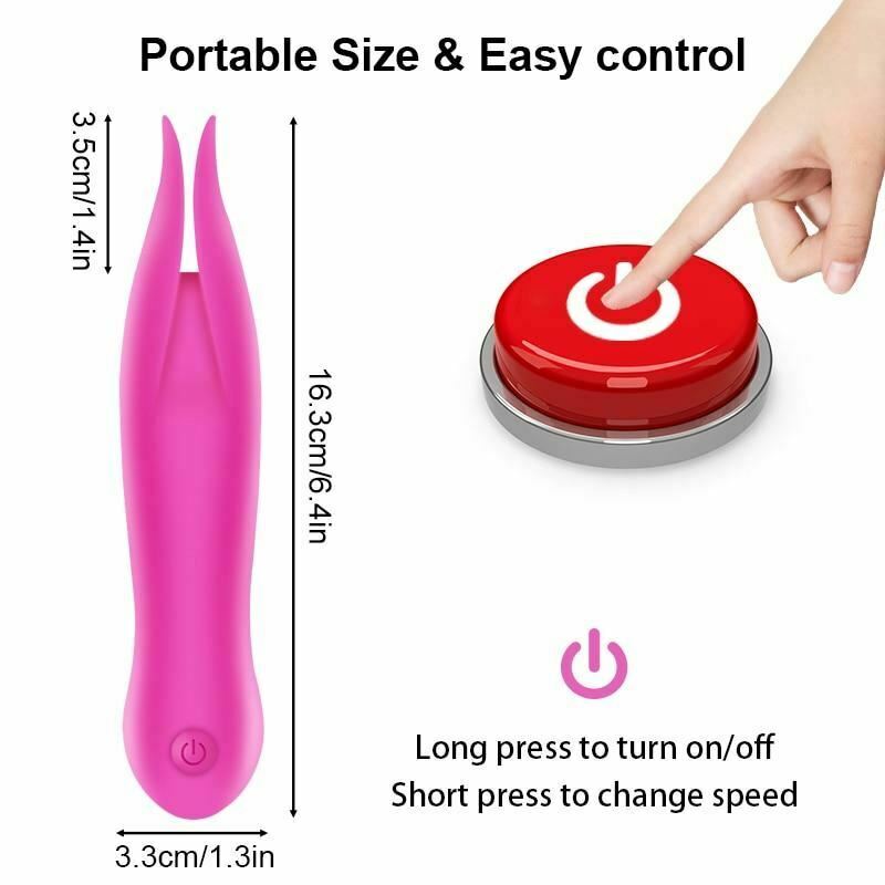 Body Vibrator Super Soft Touch Clitoris Stimulation Nipple Massage Clitoral