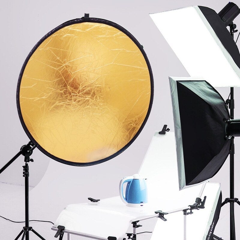 32 Inch 80Cm Portable 5 1 Photography Collapsible Multi Disc Lighting Reflectors Foldable Round For Studio Situation