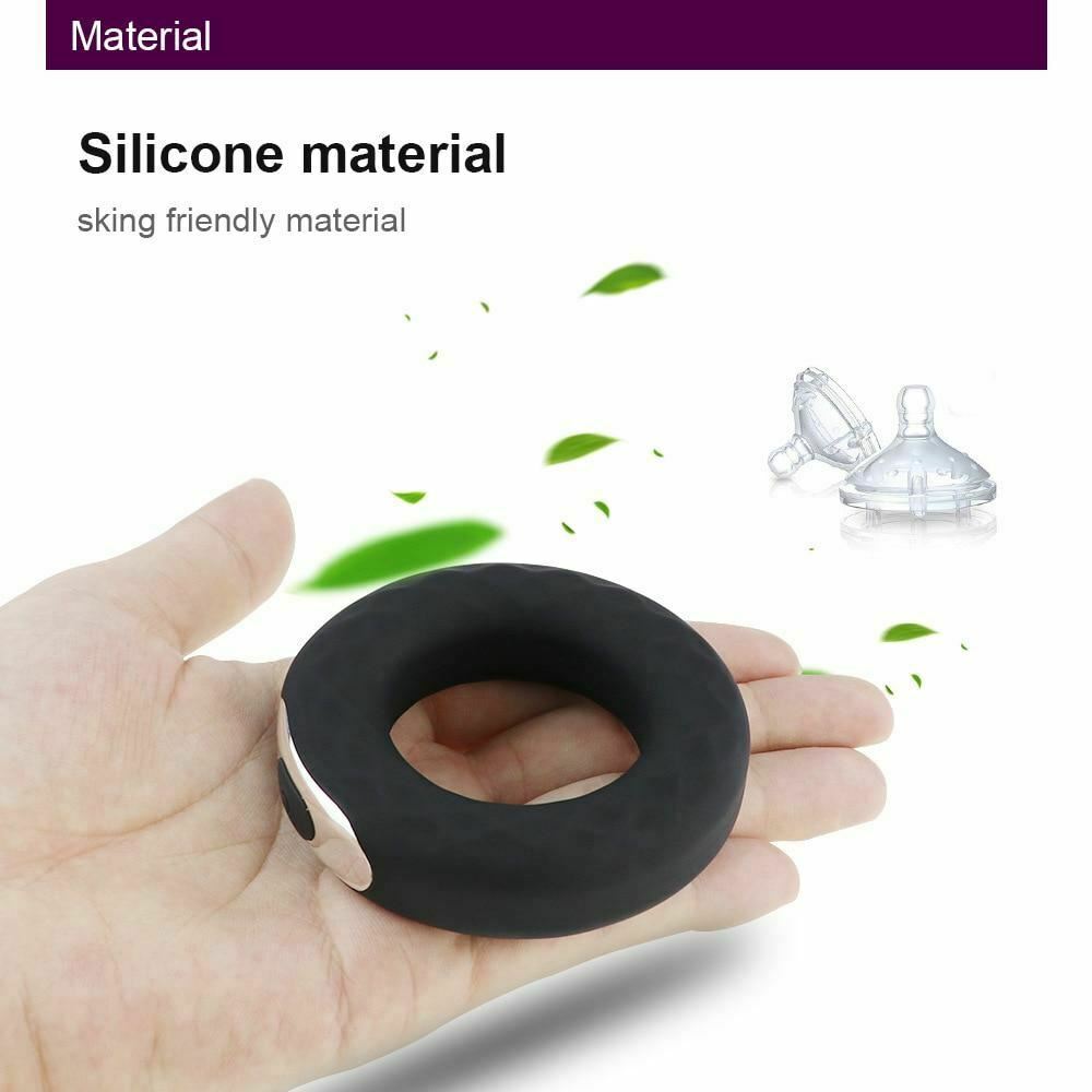 Rechargeable Speed Vibrating Penis Cock Ring Vibrator