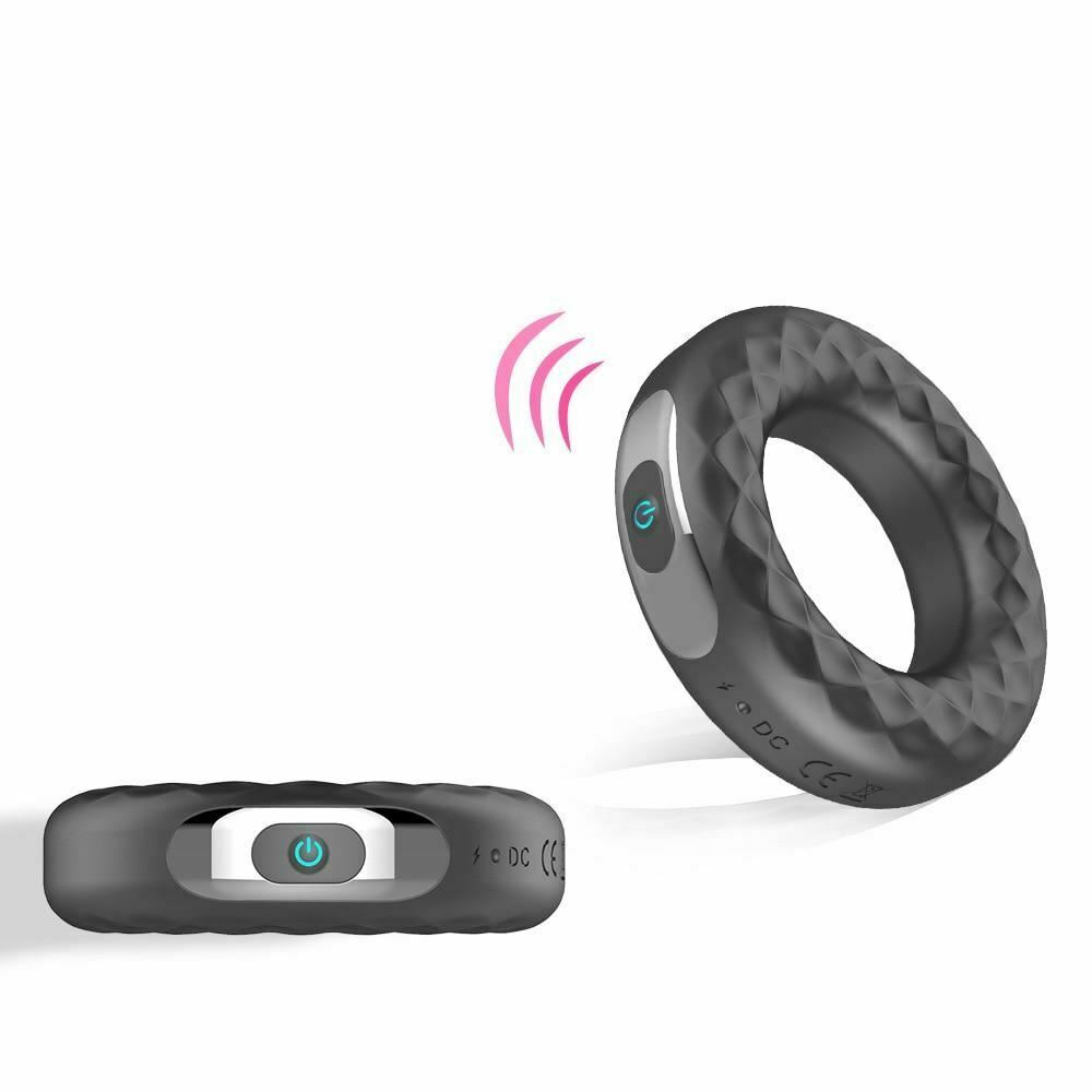 Rechargeable Speed Vibrating Penis Cock Ring Vibrator