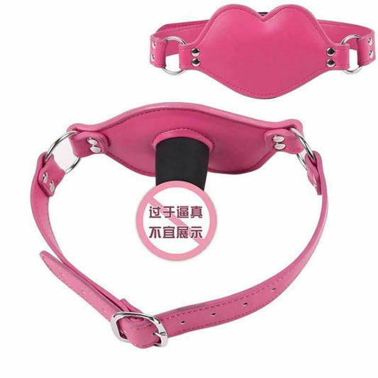 Pink Penis Dildo Gag Cock Mouth Plug Bdsm Bondage Restraints