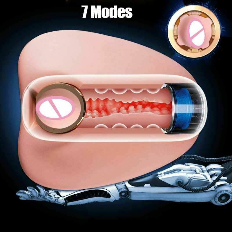 Realistic Male Masturbator Automatic Intelligent Heating Usb Charging Sex Toy Men