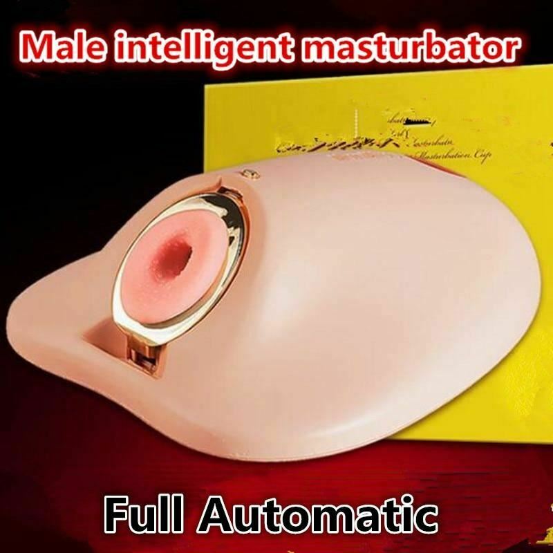 Realistic Male Masturbator Automatic Intelligent Heating Usb Charging Sex Toy Men