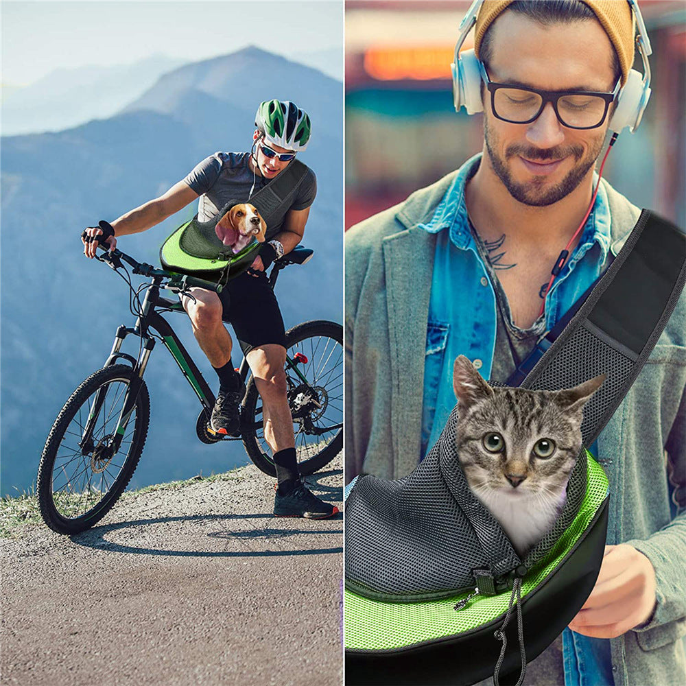 Pet Carrier Cat Dog Travel Breathable Mesh Carry Bag