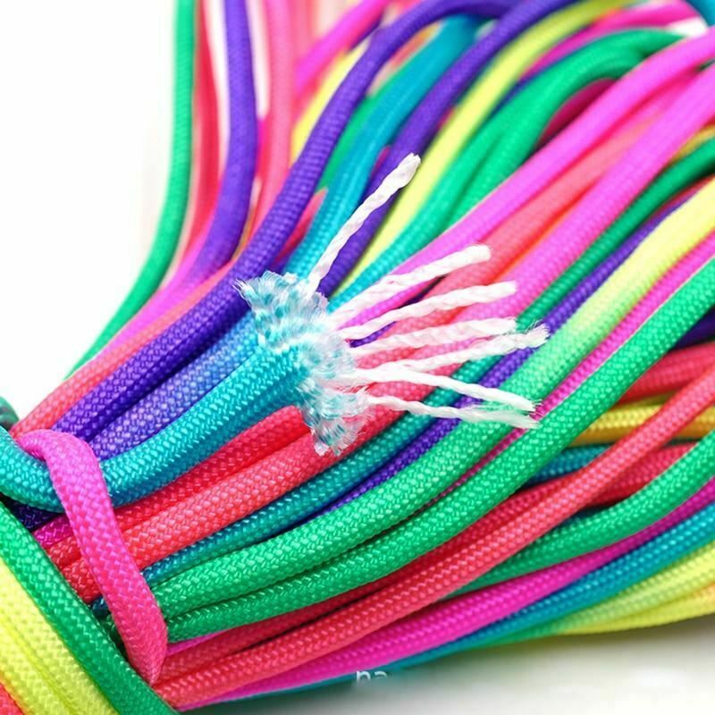 Rainbow Paracord 7 Strand 10M Colourful Bondage Shibari Rope Bdsm