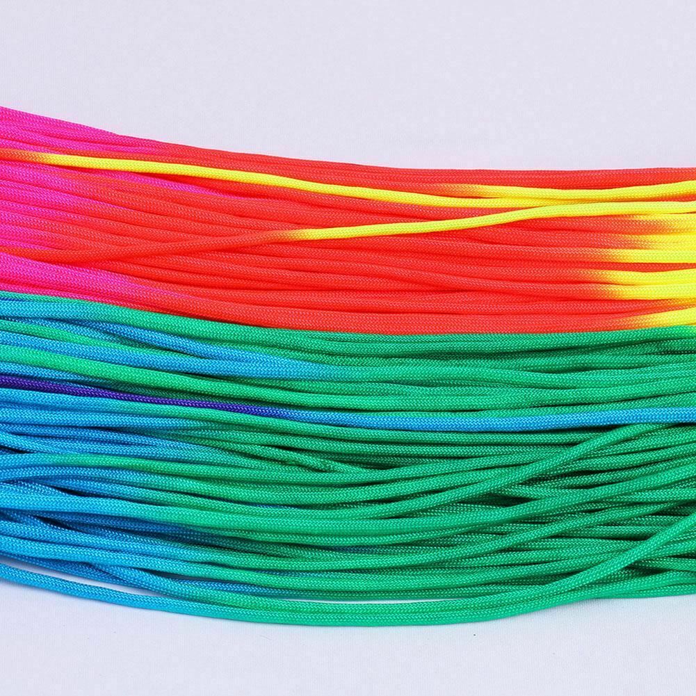 Rainbow Paracord 7 Strand 10M Colourful Bondage Shibari Rope Bdsm