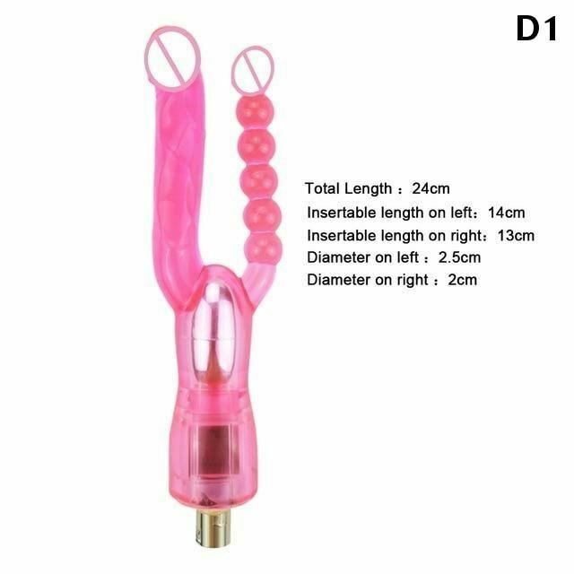 28 Types Pink Purple Dildos A2 / F2 Sex Machine Attachments