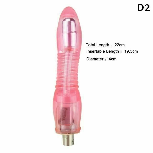 28 Types Pink Purple Dildos A2 / F2 Sex Machine Attachments