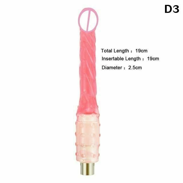 28 Types Pink Purple Dildos A2 / F2 Sex Machine Attachments