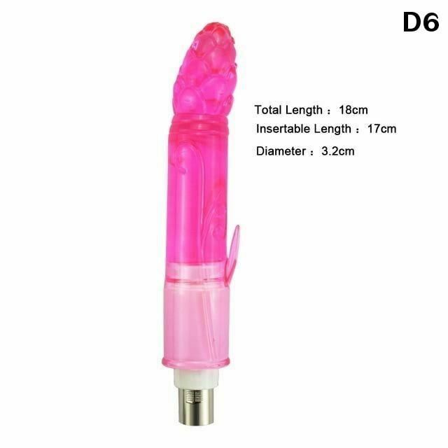 28 Types Pink Purple Dildos A2 / F2 Sex Machine Attachments