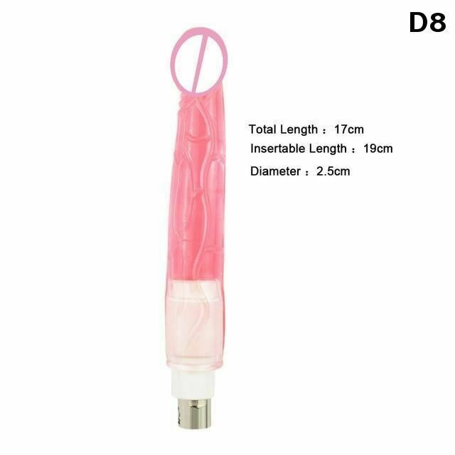 28 Types Pink Purple Dildos A2 / F2 Sex Machine Attachments