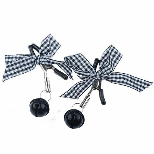 Cute Bow Bell Nipple Clamps Bdsm Littles Kink Fetish