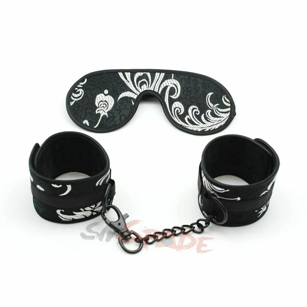 Soft Blindfold Handcuffs Bdsm Bondage Starter Kit Restraints