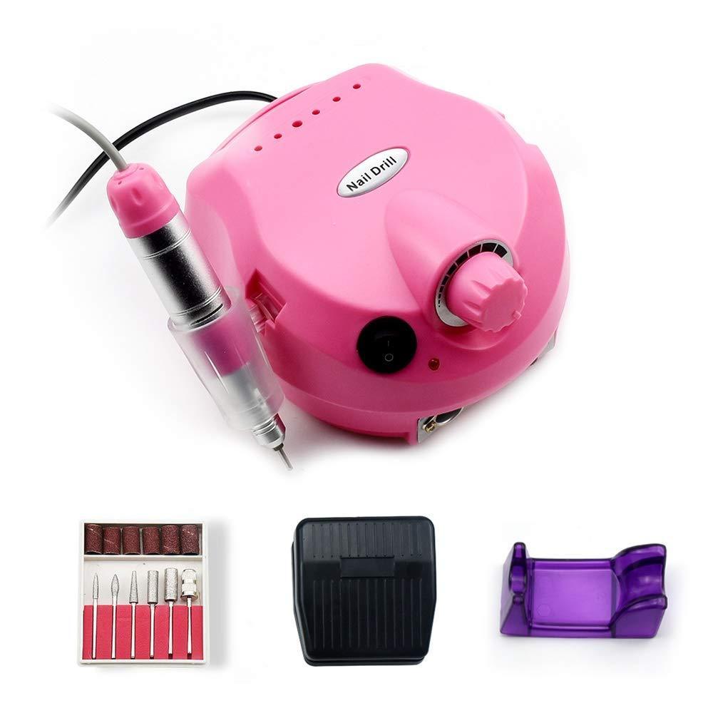 Nail Polish Remover 35000 / 20000 Rpm Electric Drill Machine File Set