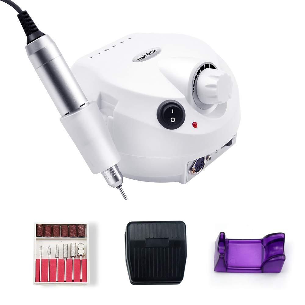 Nail Polish Remover 35000 / 20000 Rpm Electric Drill Machine File Set