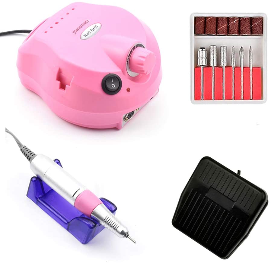 Nail Polish Remover 35000 / 20000 Rpm Electric Drill Machine File Set