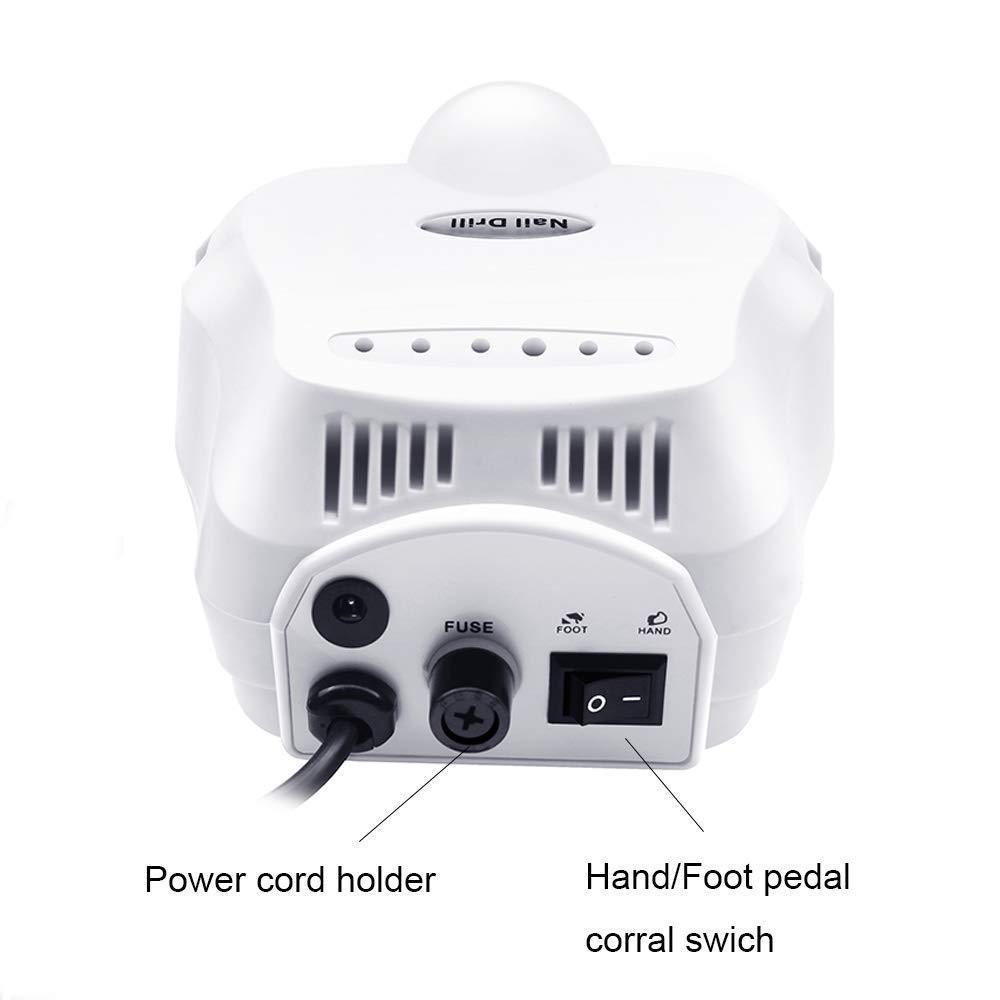 Nail Polish Remover 35000 / 20000 Rpm Electric Drill Machine File Set