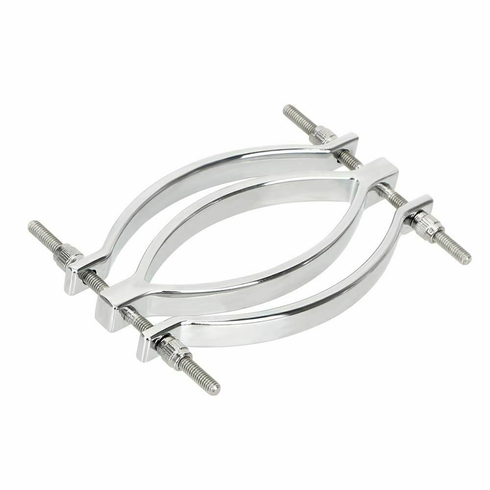 Stainless Steel Metal Clamps Bdsm Vagina Speculum Labia Spreader