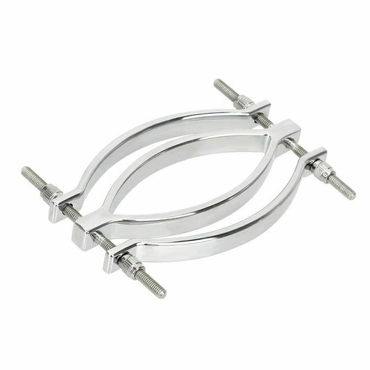Stainless Steel Metal Clamps Bdsm Vagina Speculum Labia Spreader