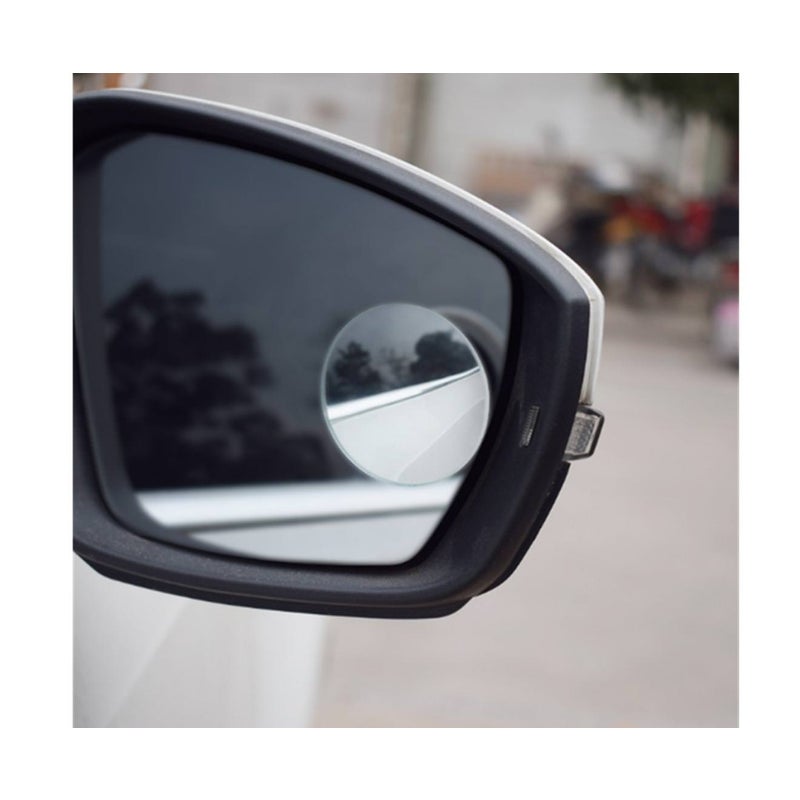 360 Degree Frameless Car Rearview Mirror Wide Angle Round Convex Blind Spot