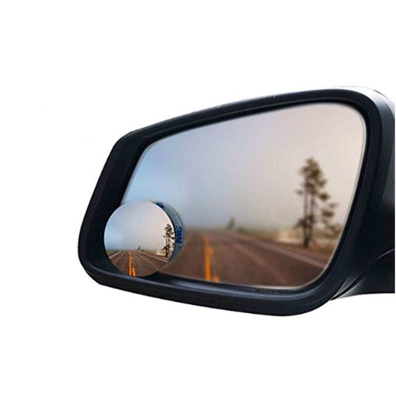 360 Degree Frameless Car Rearview Mirror Wide Angle Round Convex Blind Spot