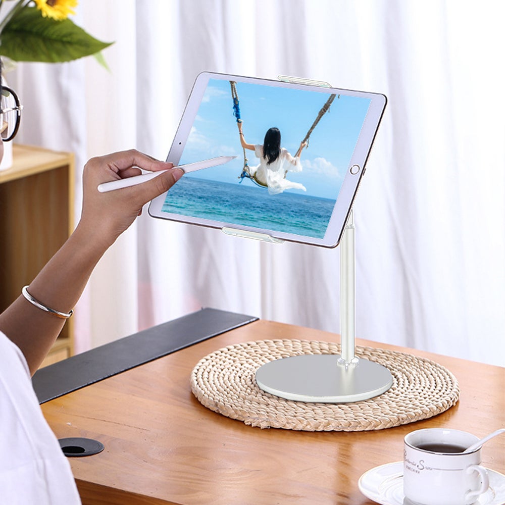360 Degree Rotating Adjustable Cell Phone And Tablet Stand Handsfree Comfortable