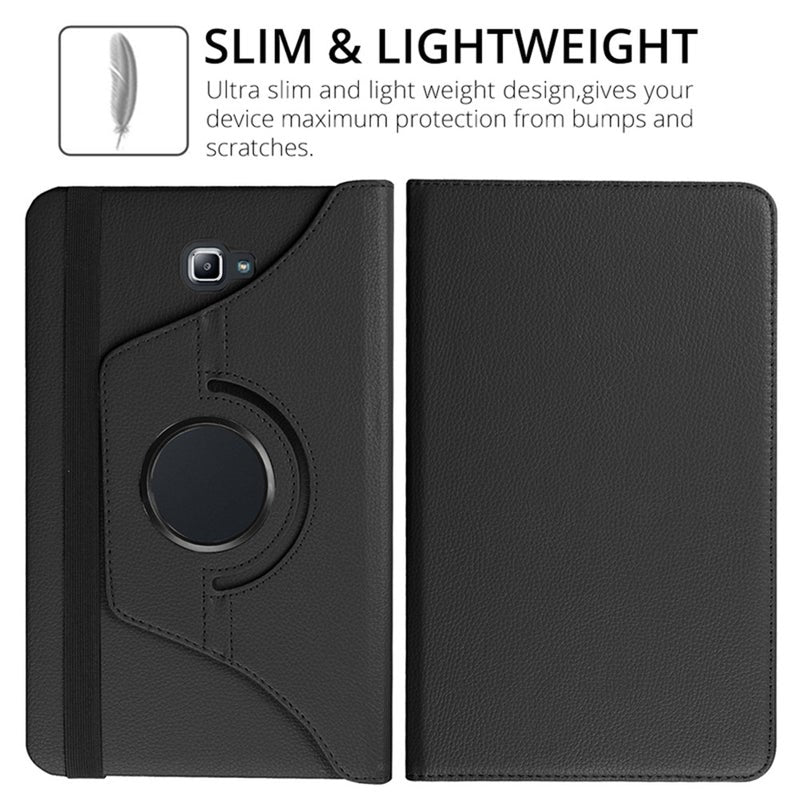 360 Rotating Case For Samsung Galaxy Tab 10.1 2016 T580 Pu Leather Tablet Cover