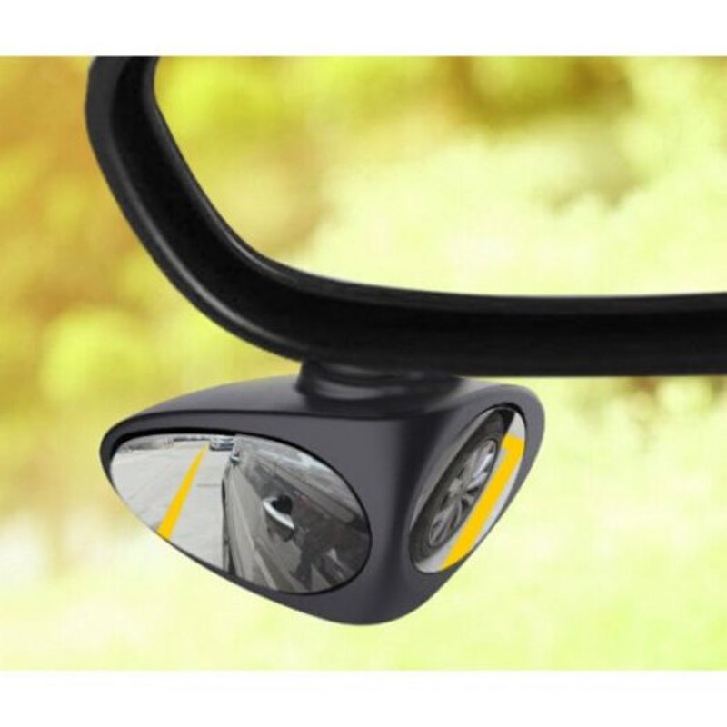 360 Rotation Car Blind Spot Mirror White Right Side