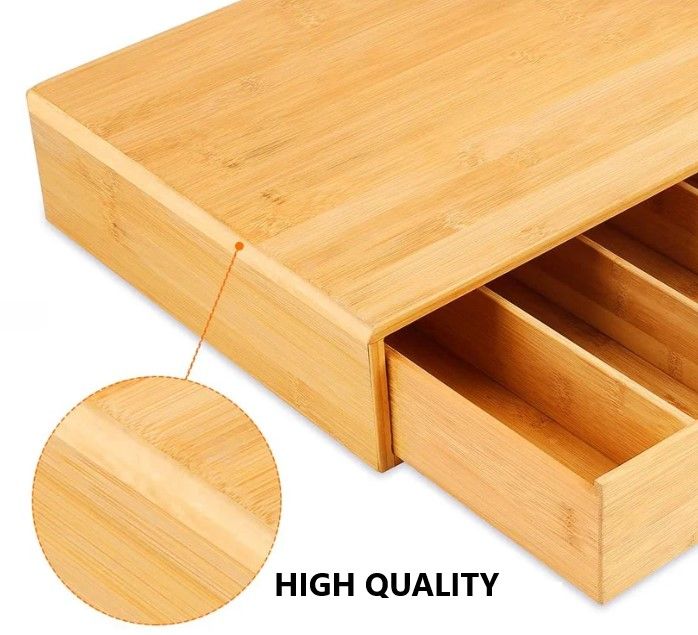 Carla Home Bamboo K Cup Coffee Pod Holder Storage Organizer For Kitchen Jewelry And Cosmetic