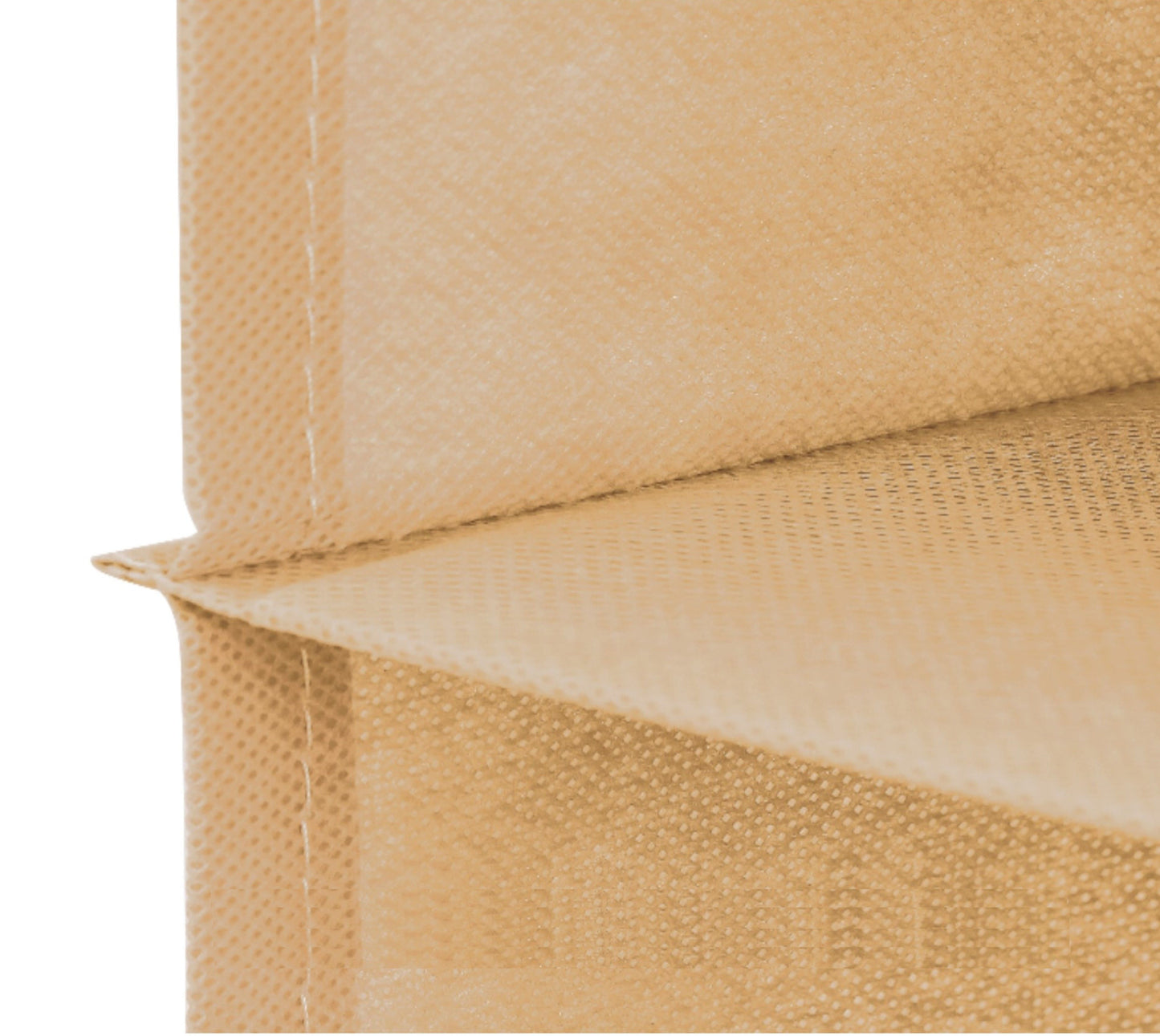 2 Pack 5-Tier Shelf Hanging Closet Organizer And Storage For Clothes (Beige)