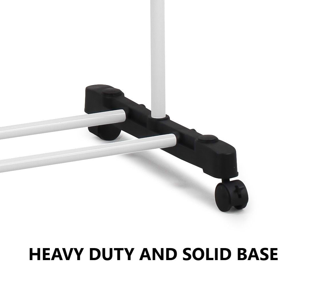 Carla Home Folding 3 Tier Clothes Laundry Drying Rack With Stainless Steel Tubes For Indoor & Outdoor