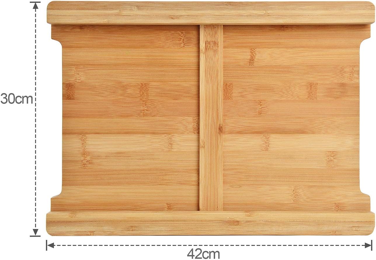 Carla Home Chopping Board With 2 Organiser Stainless Steel Trays Containers