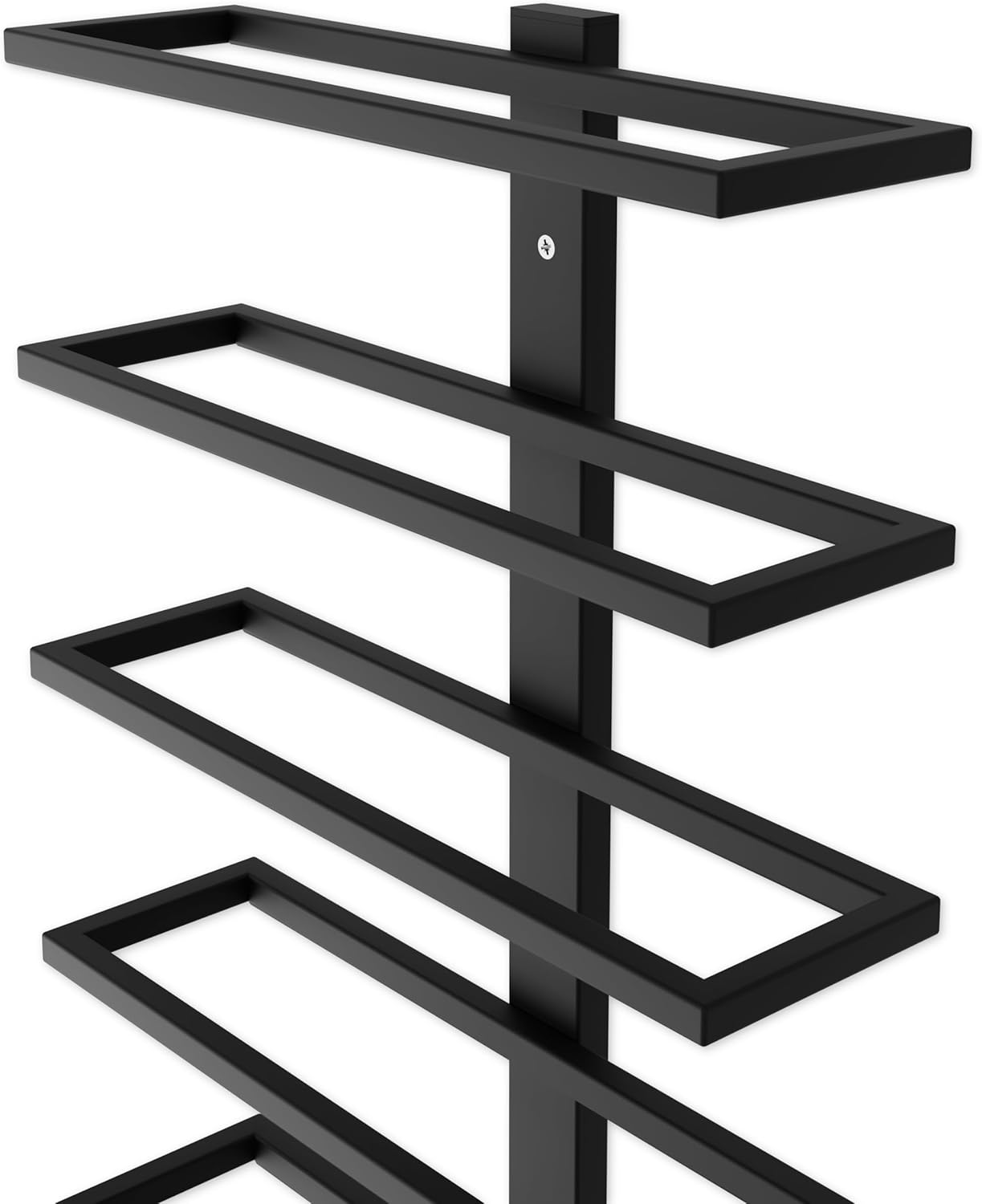 Carla Home Metal Wall Mount Wine Rack For Bottles Liquor Champagne (Holds 10 Bottles)
