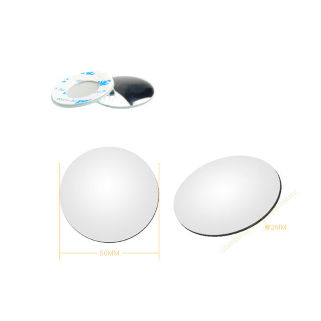 360 Degree Frameless Car Rearview Mirror Wide Angle Round Convex Blind Spot