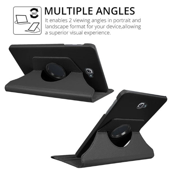 360 Rotating Case For Samsung Galaxy Tab 10.1 2016 T580 Pu Leather Tablet Cover