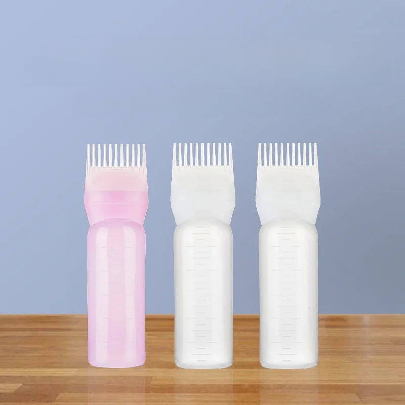 4 Colours 60Oz Portable Scalp Applicator Liquid Comb Hair Roots Massage Medicine For Growth Serum Oil Nourish