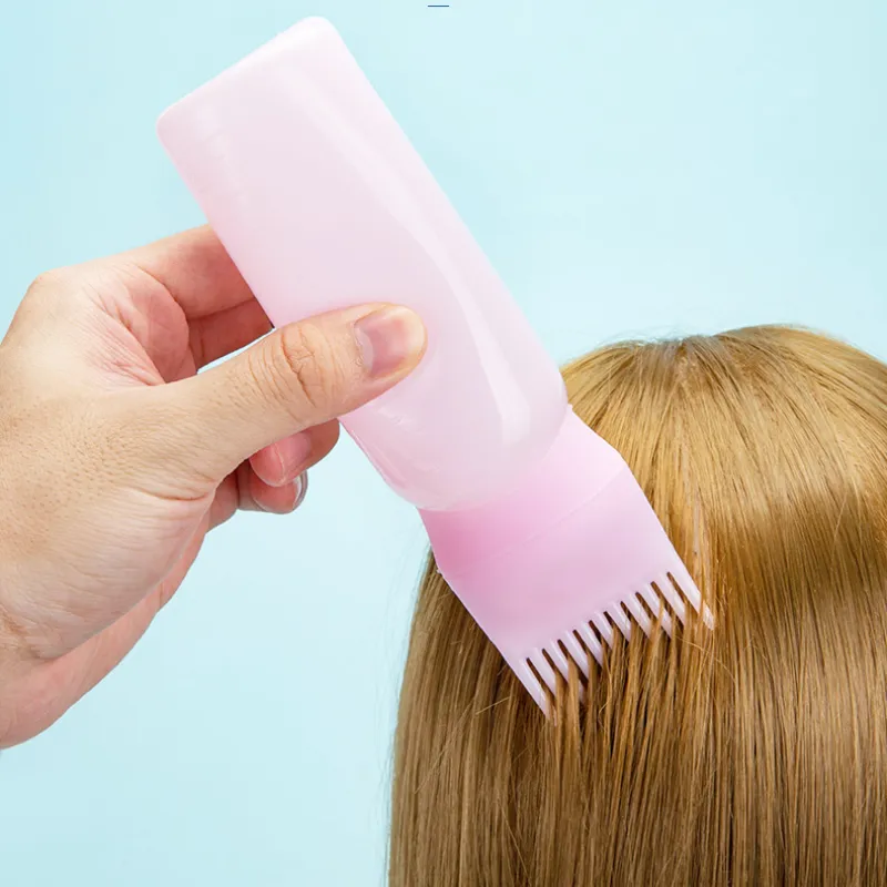 4 Colours 60Oz Portable Scalp Applicator Liquid Comb Hair Roots Massage Medicine For Growth Serum Oil Nourish