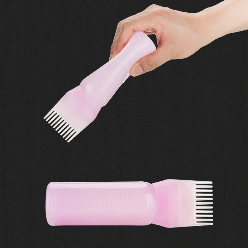 4 Colours 60Oz Portable Scalp Applicator Liquid Comb Hair Roots Massage Medicine For Growth Serum Oil Nourish