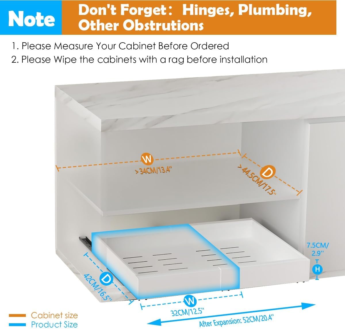 Carla Home Pack Pull Out Cabinet Organiser Expandable For Cabinets With Adjustable Slide Shelves And Easy Installation 4