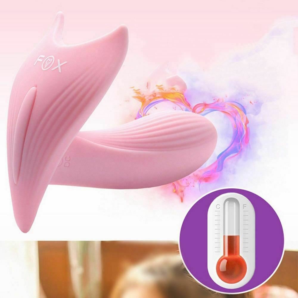 Sexy Fox Automatic Heating Wireless Wearable Dildo Vibrator Clitoral Stimulation