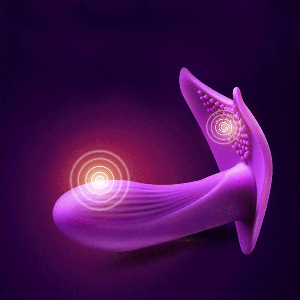 Sexy Fox Automatic Heating Wireless Wearable Dildo Vibrator Clitoral Stimulation