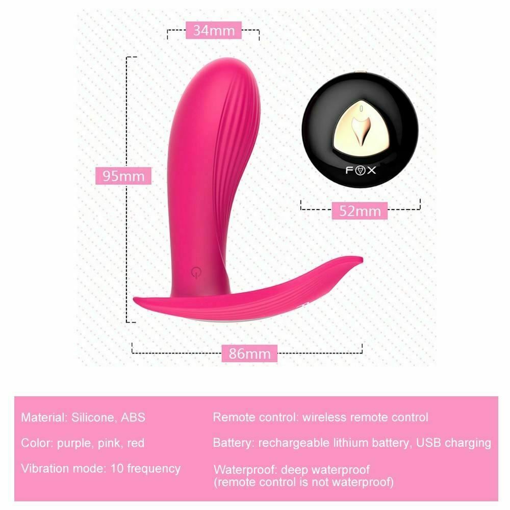 Sexy Fox Automatic Heating Wireless Wearable Dildo Vibrator Clitoral Stimulation