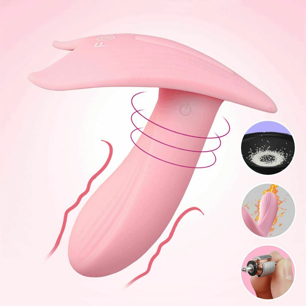 Sexy Fox Automatic Heating Wireless Wearable Dildo Vibrator Clitoral Stimulation