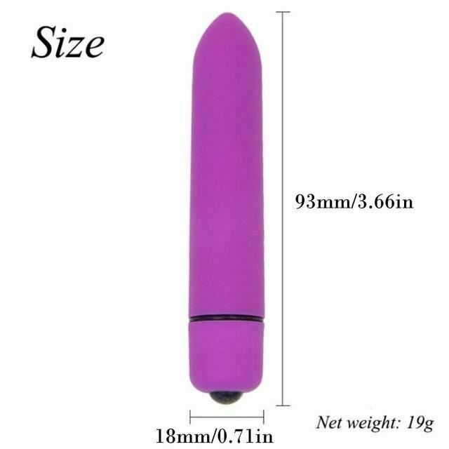 12 Colours Mini Vibrator 10 Speeds Discreet Vibrations